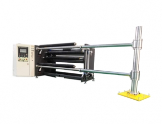 Rf-1300 high speed Slitter with unloading arm